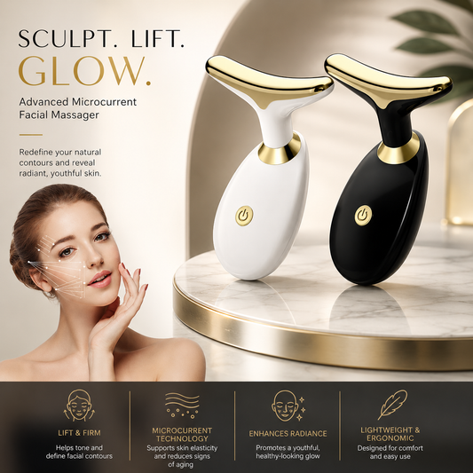 Face Neck Massager Household Lifting And Firming Facial Electric Introduction Lifting And Firming Beauty Massage Face Care Tools